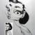 SOLD - Actress Audrey Hepburn - Original 11"x14" Pencil - contact@macgarcia.com